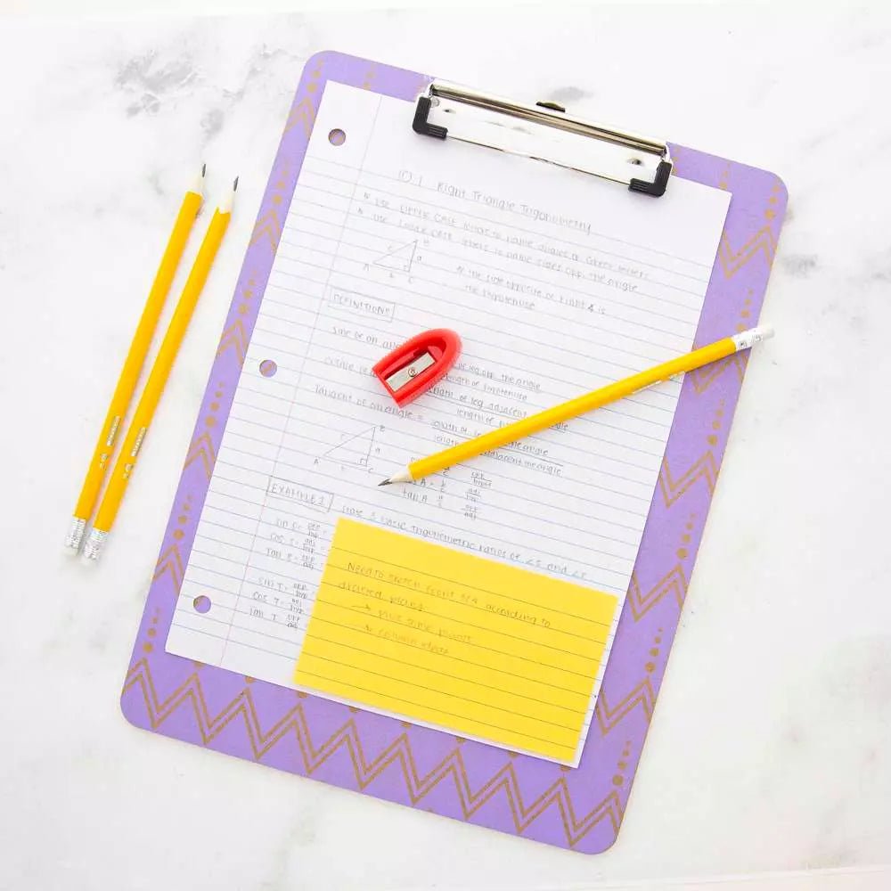 Yellow Pencil #2 Triangle (4/Pack) w/ Sharpener